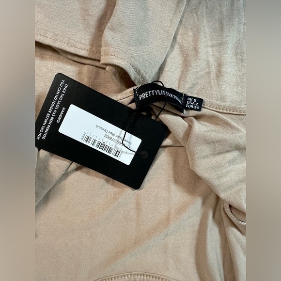 Pretty Little things women’s size 2 tan stone basic maxi dress New NWT - Picture 7 of 10